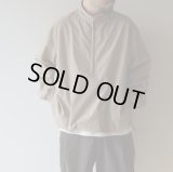 [size48のみ] STILL BY HAND - STAND COLLAR ANORAK Beige