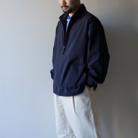 STILL BY HAND - STAND COLLAR ANORAK Navy