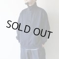 STILL BY HAND - STAND COLLAR SWEAT SHIRTS Dark Navy