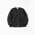 JACKMAN - BACK NEP COLLARLESS JACKET [JM8507] Black