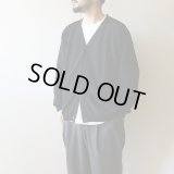 STILL BY HAND - Crispy cardigan / Black