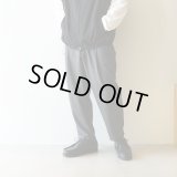 STILL BY HAND - Summer wool wide pants / Charcoal