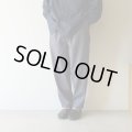 [size44のみ] STILL BY HAND - Creasy waist easy pants / Blue Grey