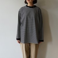 【UNISEX】(size S のみ) EEL Products - QUALITEE Black×White