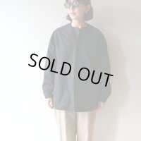 [size Sのみ]  JACKMAN - BACK NEP COLLARLESS JACKET Black