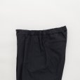 STILL BY HAND - Cupro mixed straight pants [PT08251] / Dark Navy