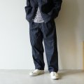 [size48のみ] STILL BY HAND - 10oz denim 2tuck pants / Navy