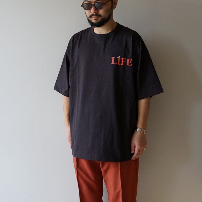 EEL Products - LIFE TEE [E-25539] / Charcoal