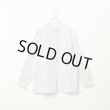【women's】 STILL BY HAND WM - Striped pullover shirt / White Stripe