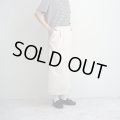 【women's】 STILL BY HAND WM - Polyester easy skirt [SK01251WM] / Ecru