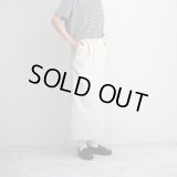 【women's】 STILL BY HAND WM - Polyester easy skirt [SK01251WM] / Ecru