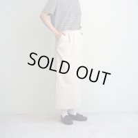 【women's】 STILL BY HAND WM - Polyester easy skirt [SK01251WM] / Ecru