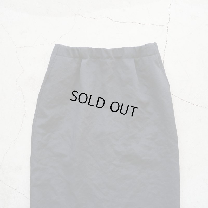 【Women's】STILL BY HAND WM - Polyester easy skirt [SK01251WM] / Ink Black