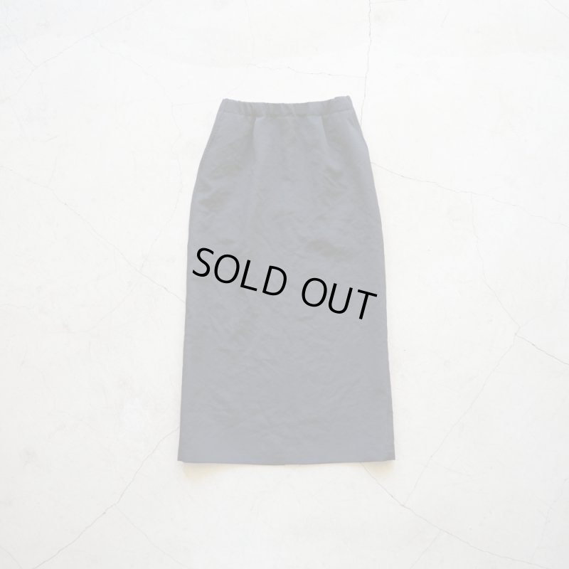 【Women's】STILL BY HAND WM - Polyester easy skirt [SK01251WM] / Ink Black