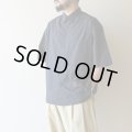 STILL BY HAND - Silk mixed shirt / Charcoal