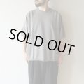 STILL BY HAND - Half sleeve knit t-shirt [KN02251] / Greige