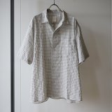 [size Mのみ]  EEL Products - Hanabi shirts / White×Black check