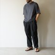 STILL BY HAND - Nylon easy pants [PT04252] / Ink Black