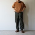 STILL BY HAND - Knitted t-shirt [KN01252] / Brick