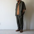 STILL BY HAND - Nylon easy pants [PT04252] / Dark Olive