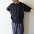 STILL BY HAND - High twist short sleeve [CS08252] / Black Navy