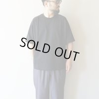 ●30%OFF●STILL BY HAND - High twist short sleeve / Black Navy