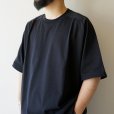 STILL BY HAND - High twist short sleeve [CS08252] / Black Navy