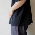 STILL BY HAND - High twist short sleeve [CS08252] / Black Navy