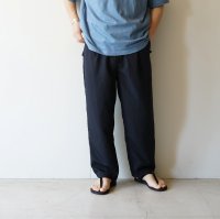 STILL BY HAND - Draped training pants / Dark Navy