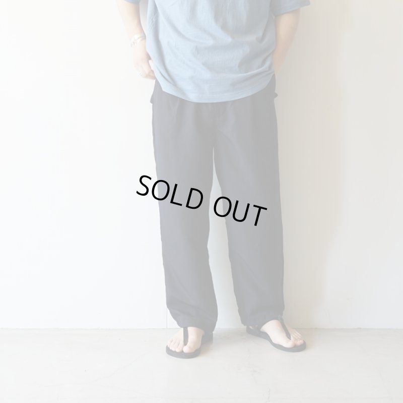 STILL BY HAND - Draped training pants [PT03252] / Dark Navy