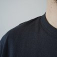 STILL BY HAND - Nepped crewneck t-shirt [CS07252] / Ink Black
