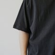 STILL BY HAND - Nepped crewneck t-shirt [CS07252] / Ink Black