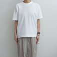 【women's】 STILL BY HAND WM - Dry touch Crewneck T-shirt [CS01252WM] / Off White
