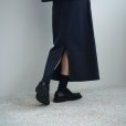 【women's】 STILL BY HAND WM - Cotton/Nylon easy skirt [SK01252WM] / Navy