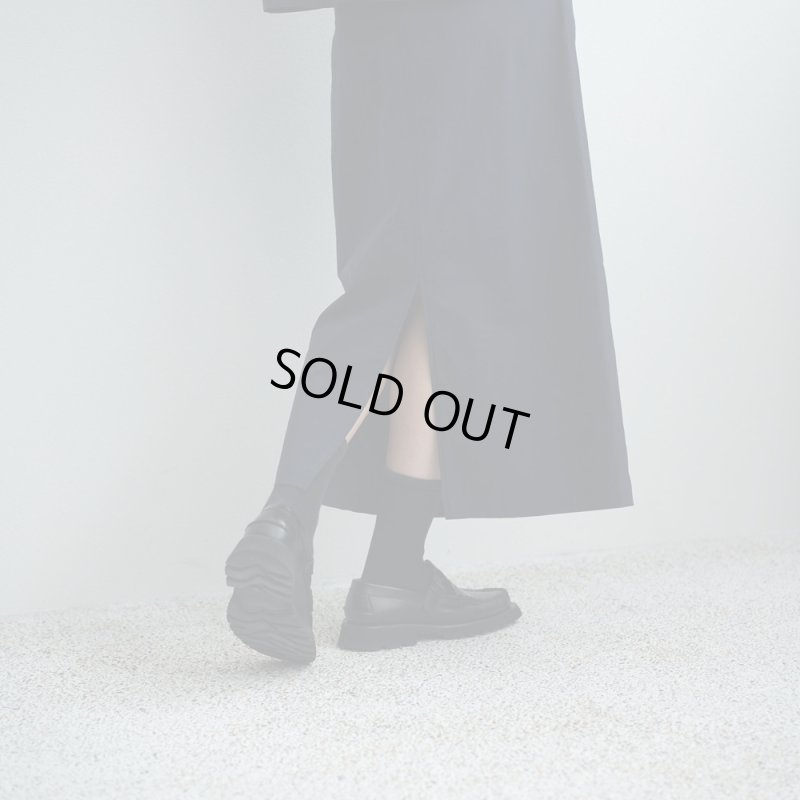 【women's】 STILL BY HAND WM - Cotton/Nylon easy skirt [SK01252WM] / Navy