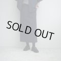 【women's】 STILL BY HAND WM - Cotton/Nylon easy skirt / Navy