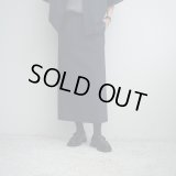 【women's】 STILL BY HAND WM - Cotton/Nylon easy skirt / Navy