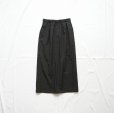 【women's】 STILL BY HAND WM - Cotton/Nylon easy skirt [SK01252WM] / Black