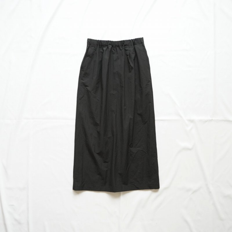 【women's】 STILL BY HAND WM - Cotton/Nylon easy skirt [SK01252WM] / Black