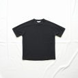 【women's】 STILL BY HAND WM - Dry touch Crewneck T-shirt [CS01252WM] / Black Navy