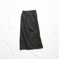 【women's】 STILL BY HAND WM - Cotton/Nylon easy skirt / Black