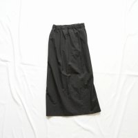 【women's】 STILL BY HAND WM - Cotton/Nylon easy skirt / Black