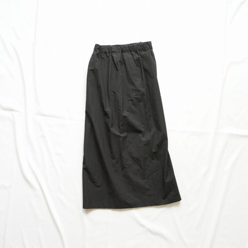 【women's】 STILL BY HAND WM - Cotton/Nylon easy skirt [SK01252WM] / Black