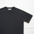 【women's】 STILL BY HAND WM - Dry touch Crewneck T-shirt [CS01252WM] / Black Navy