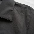 【women's】 STILL BY HAND WM - Cotton/Nylon open collar shirt [SH01252WM] / Black