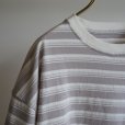 EEL Products - Yururi tee 1/2 border [E-25524] / L.Gray Border