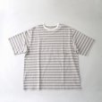 EEL Products - Yururi tee 1/2 border [E-25524] / L.Gray Border
