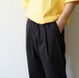 JACKMAN - Crepe umps pants [JM4433] / Black