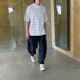 EEL Products - Yururi tee 1/2 border [E-25524] / L.Gray Border