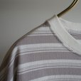 EEL Products - Yururi tee 1/2 border [E-25524] / L.Gray Border